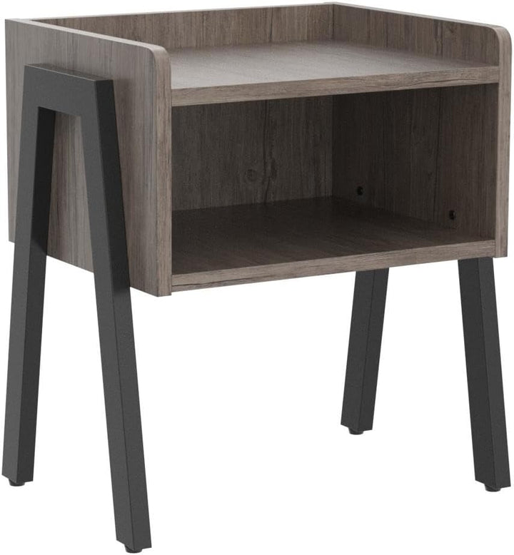 Yaheetech 2er-Set Nachttische Nachtschrank Nachtkommode Beistelltisch-Set Sofatische stapelbar Couch