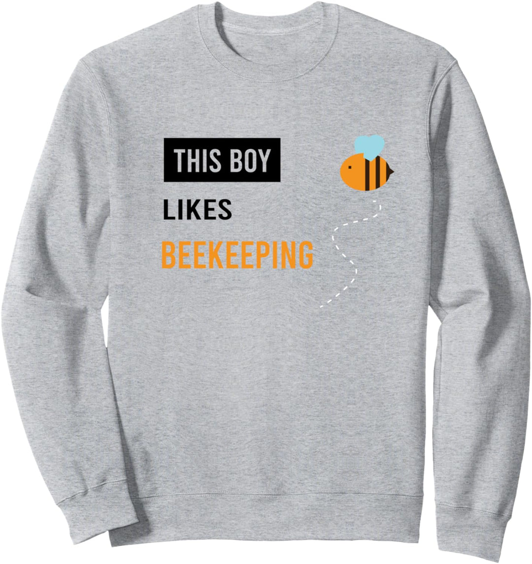 Junge mag Imkerei Honig Wildtiere Bienen Sweatshirt