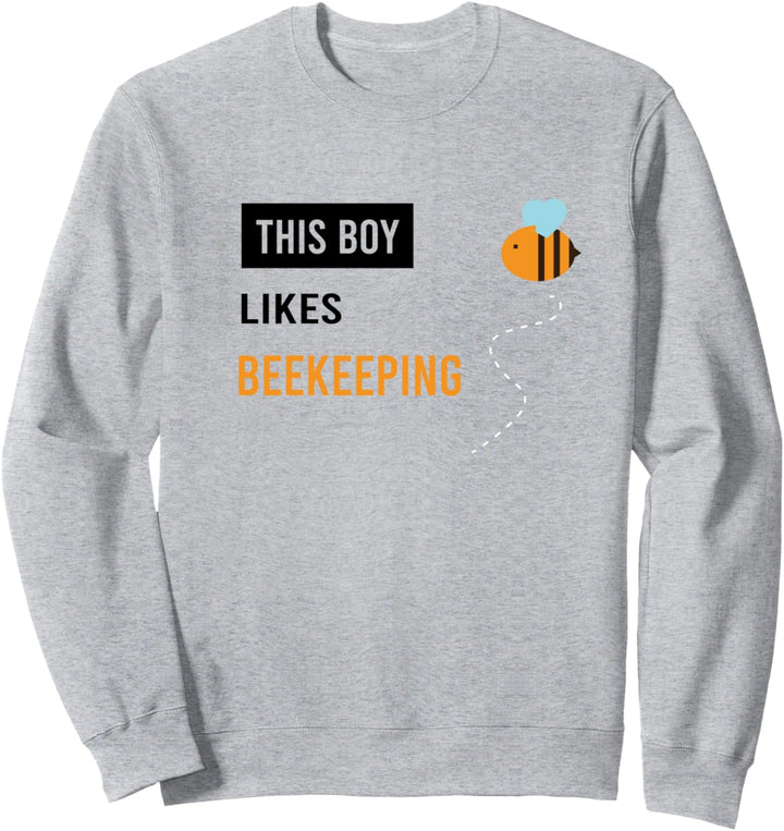 Junge mag Imkerei Honig Wildtiere Bienen Sweatshirt