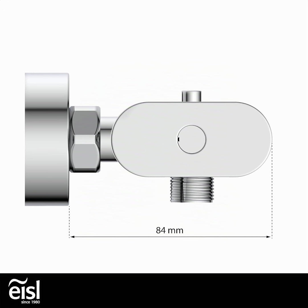 EISLDuscharmatur Carneo mit Thermostat und Temperatursperre, Chrom, 1230090, Duscharmatur