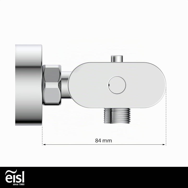 EISLDuscharmatur Carneo mit Thermostat und Temperatursperre, Chrom, 1230090, Duscharmatur
