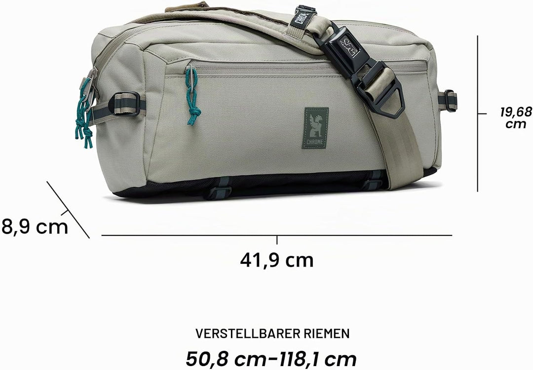 Chrome Kadet Sling Messenger Bag Einheitsgrösse Salbei, Einheitsgröße Salbei