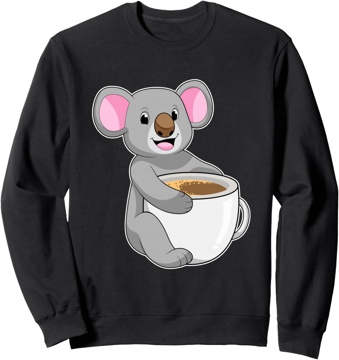 Koala Kaffee Tasse Sweatshirt