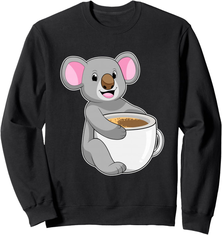 Koala Kaffee Tasse Sweatshirt
