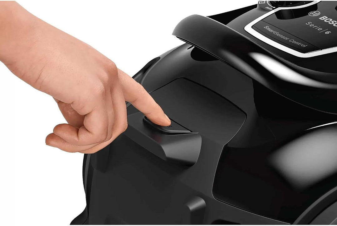 Bosch ProSilence BGS41SIL66 Beutelloser Staubsauger, 2.4 L, 600 W, 66 dB, EasyClean, Schwarz