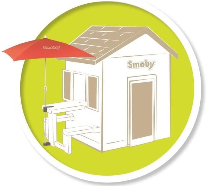 Smoby – Regenfass mit Giesskanne – Zubehör für Smoby Spielhäuse & Sonnenschirm - Zubehör für Spielha