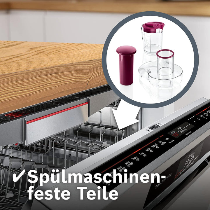 Bosch Entsafter VitaJuice 2 MES25C0, elektrische Saftpresse für Obst und Gemüse, grosser Einfüllscha