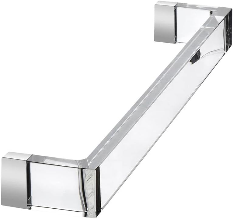 Kartell Rail Handtuchhalter, Plastik, kristall, 45 x 4 cm 45 cm Glasklar, 45 cm Glasklar