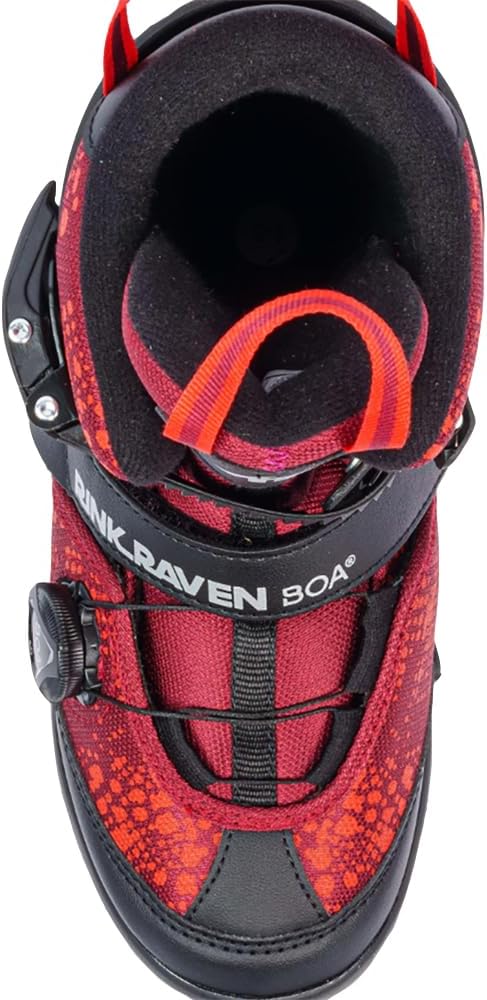 K2 Skates Jungen Schlittschuhe Rink Raven Ice Boa, black-blue, 25G0310 M (EU: 32-37 / UK: 13-4 / US:
