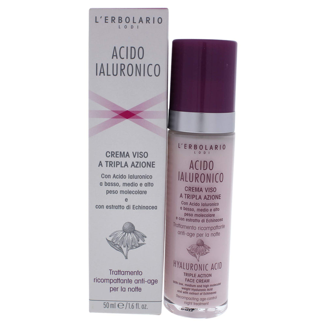 L'Erbolario Nachtcreme mit Dreifachwirkung, 1er Pack (1 x 50 ml)