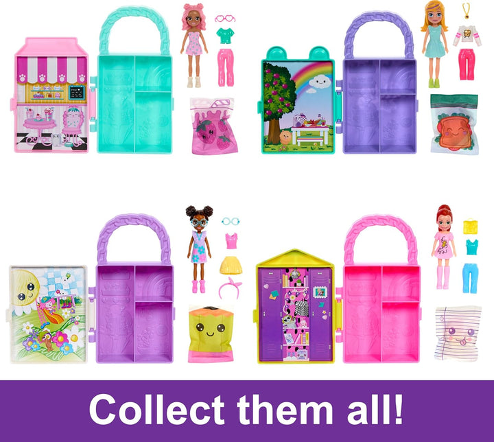 Polly Pocket Fashion Reveal Closet Spielset für Mädchen ab 4 Jahren