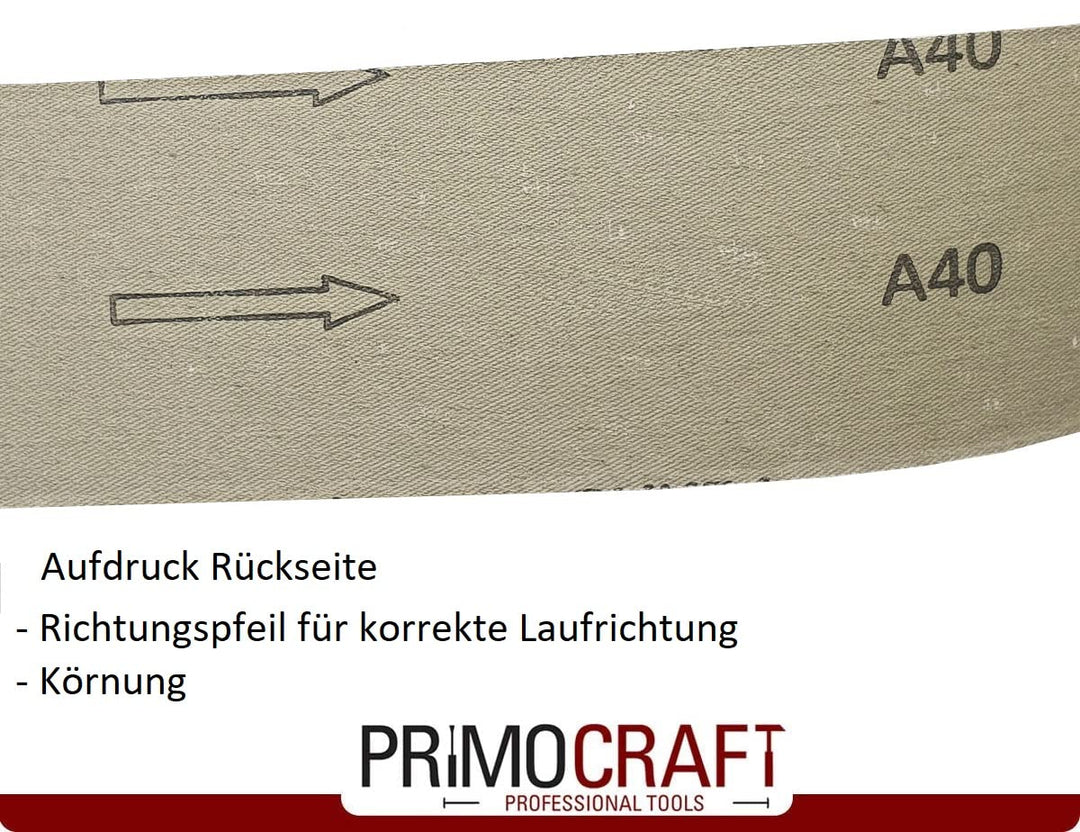 24x Bandschleifpapier 100 x 910 mm - Körnung 40/60/80/120/180/240 Mix je 4x pro Korn - Schleifband f