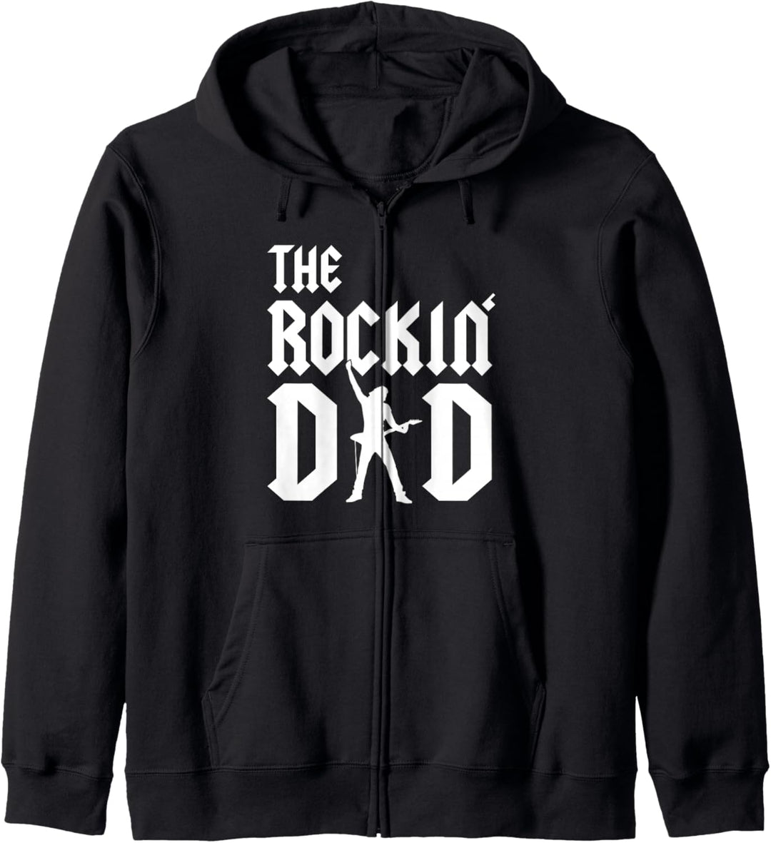 The Rocking Dad Gitarrist Rocker Papa Vater Rockfan Rockig Kapuzenjacke
