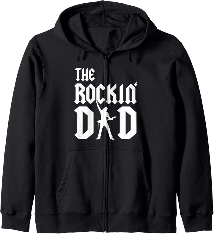 The Rocking Dad Gitarrist Rocker Papa Vater Rockfan Rockig Kapuzenjacke