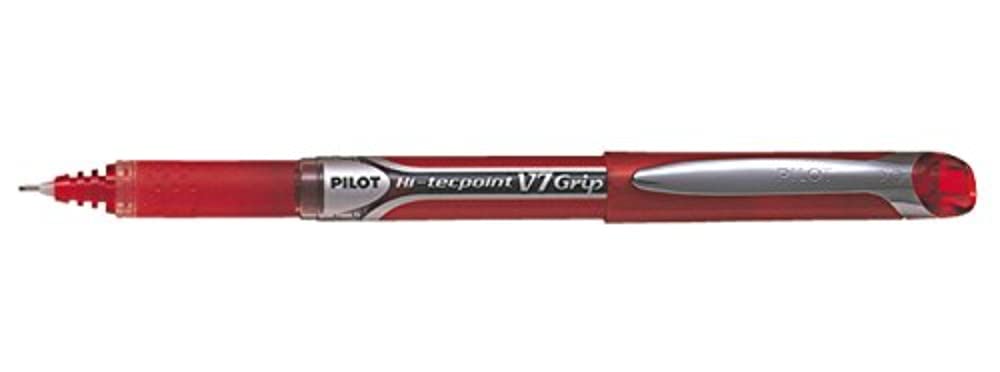 Pilot V7 Tintenroller mit Nadelspitze und gummiertem Griff 0,7 mm Schreibspitze 0,5 mm Strichbreite
