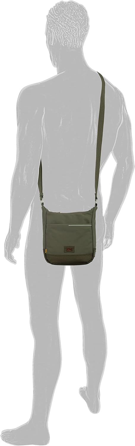 camel active Herren City Bb5 Umhängetasche 22,0 x 10,0 x 25,0 Khaki, 22,0 x 10,0 x 25,0 Khaki