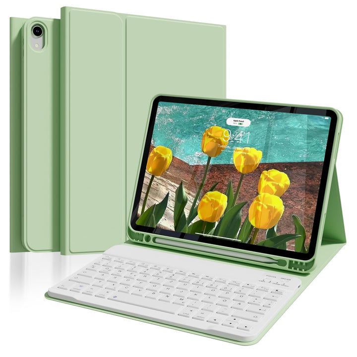 Hülle mit Tastatur für iPad Air 11 Zoll M4/M3/M2 (2026/2025/2024), iPad Air 5 4 2022/2020 10,9 Zoll,