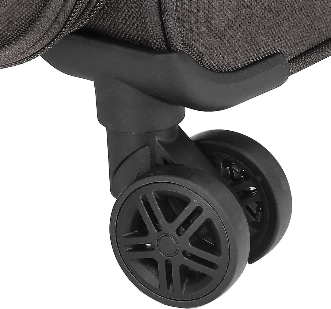 BEIBYE Leichter Stoffkoffer Kofferset Trolley Aussentaschen Dehungsfuge mehr Stauraum mit Zahlenschl