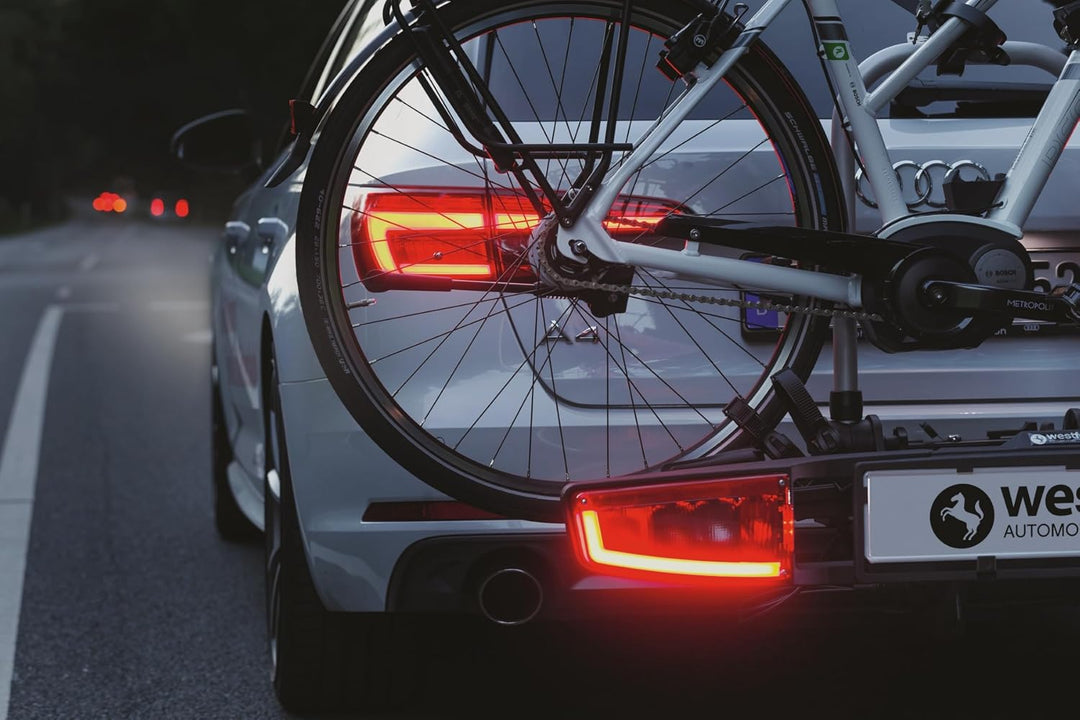 Westfalia 3er bikelander Fahrradträger für die Anhängerkupplung | Kupplungsträger für 3 Fahrräder |