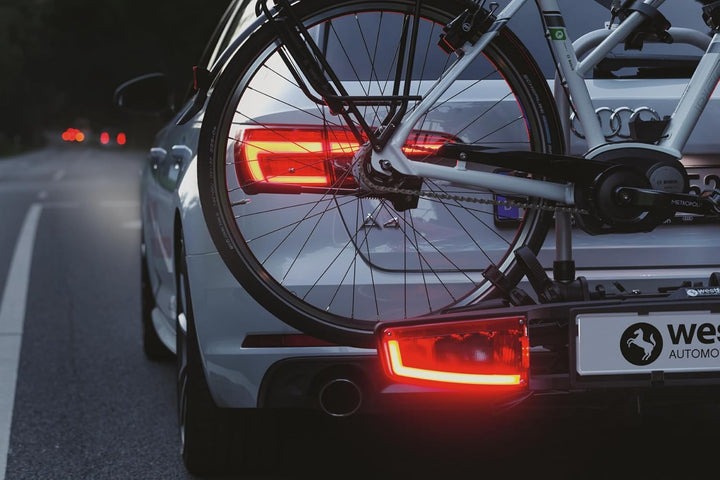 Westfalia 3er bikelander Fahrradträger für die Anhängerkupplung | Kupplungsträger für 3 Fahrräder |