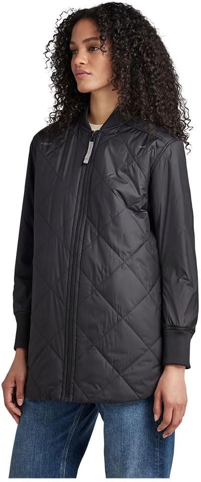 G-STAR RAW Damen Padded Bomber Collar Jacke Schwarz (Dk Black D22045-b958-6484) XXS, Schwarz (Dk Bla