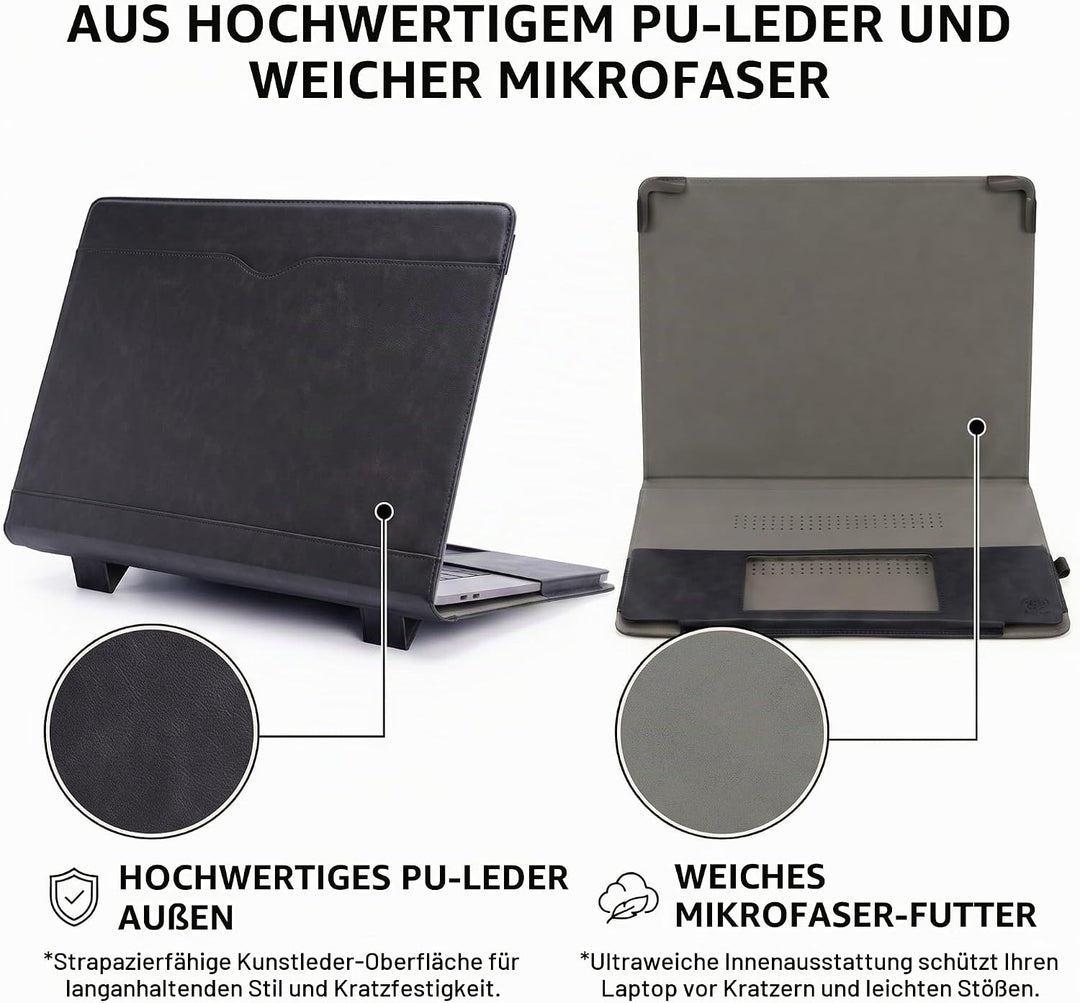TYTX Leder Laptop Hülle für MacBook Pro 16 Zoll (2023/2021) A2780 M2 Pro / M2 Max A2485 M1 Pro / M1