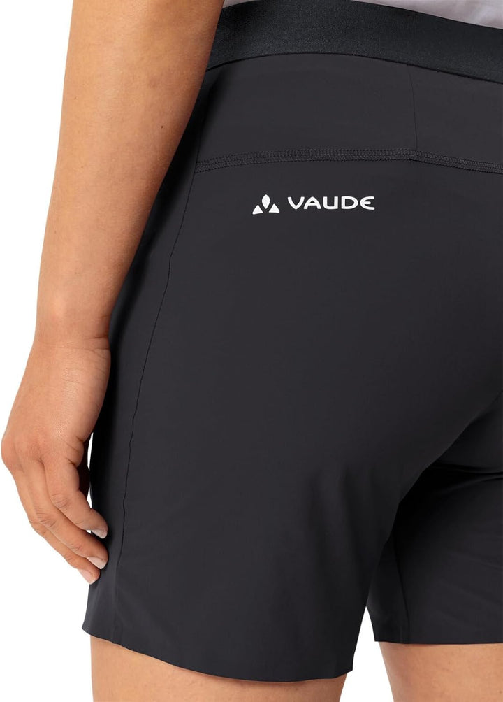 VAUDE Women's Scopi LW Shorts II, leichte Shorts, Passform: Slim fit 34 Slim Black/Black, 34 Slim Bl