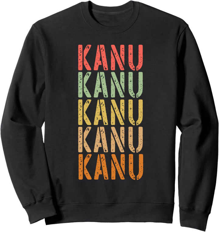 Kanu Retro Vintage Wassersport Kanute Sweatshirt