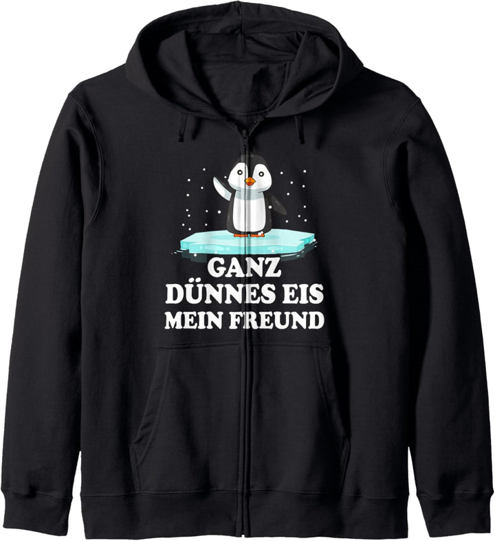 Pinguin Tshirt Nachthemd Penguin Mädchen Lustig Schlafshirt Kapuzenjacke
