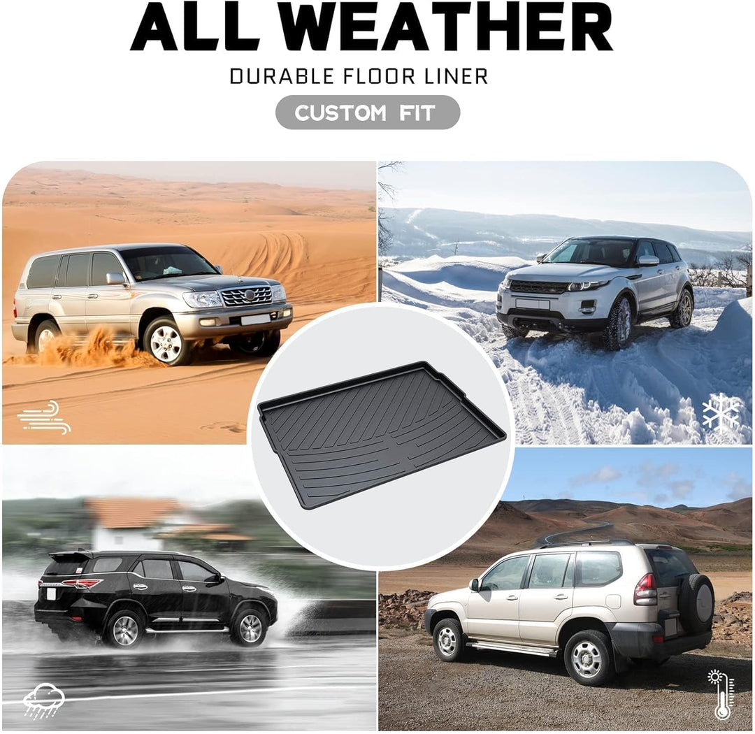 Auto Allwetter Wasserdicht Protector Pad Hinten Cargo Liner Trunk Kofferraummatte für 3008 2011-2023