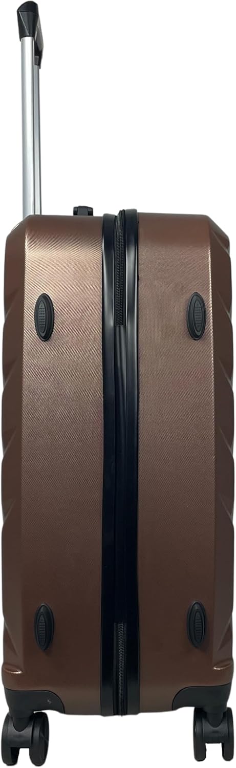 MY TRAVEL BAG Hartschalen-Koffer Trolley Reisekoffer (Handgepäck-Mittel-Gross-Set) 4 Doppel-Rollen (