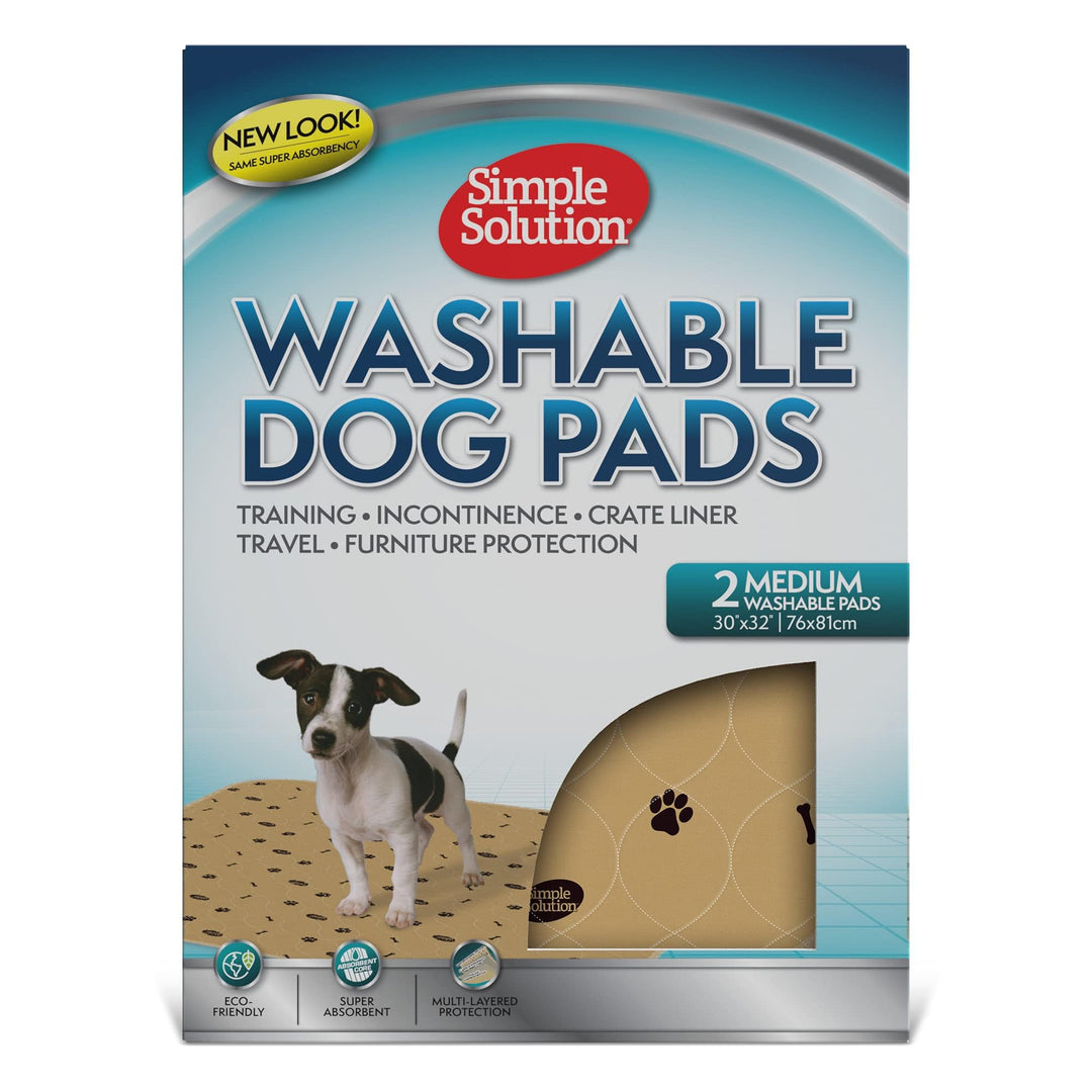 Simple Solution Waschbare Trainings- und Reise-Hundekissen, wiederverwendbare Hundekissen, saugfähig