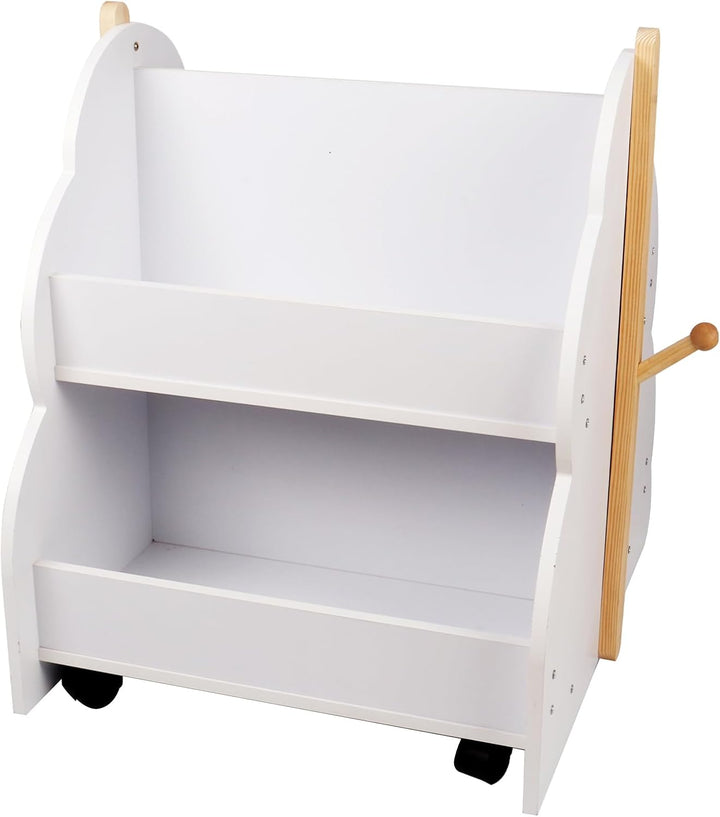 Bücherregal, Bücherregal, Aufbewahrung aus Holz, 2-in-1, Mini-Regal für Kinder Jungen und Mädchen vo