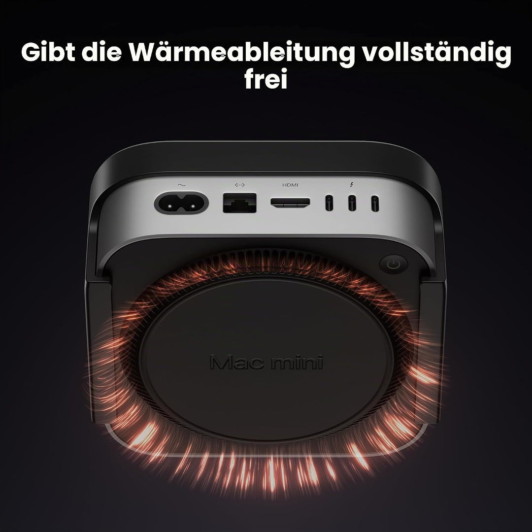 Fasgear ABS Plastik VESA Halterung für Mac-mini M4 /Pro 2024,Halterung Unter Schreibtisch ohne Bohre