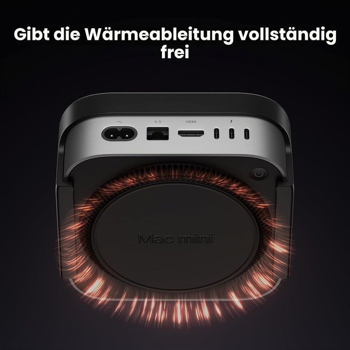Fasgear ABS Plastik VESA Halterung für Mac-mini M4 /Pro 2024,Halterung Unter Schreibtisch ohne Bohre