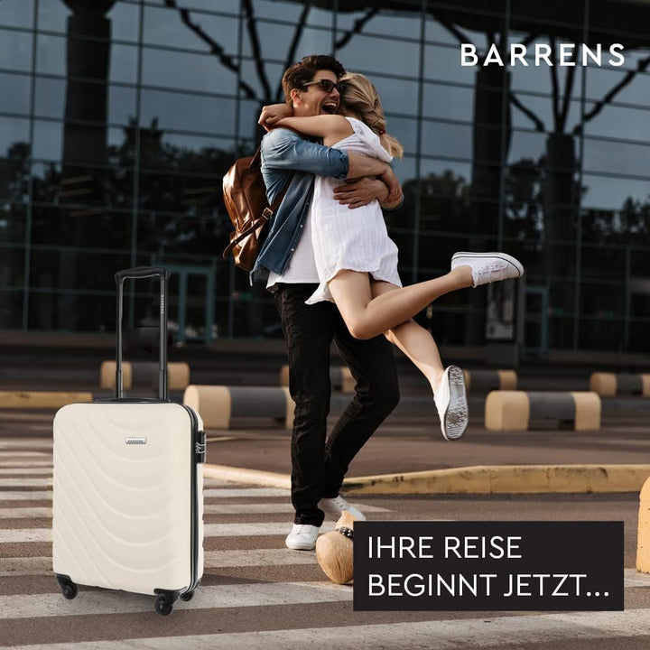 BARRENS Kabinenkoffer | Kabinengepäck | 55x39x20cm | 34 L | ABS-Material | Chiffrierschloss Reisekof