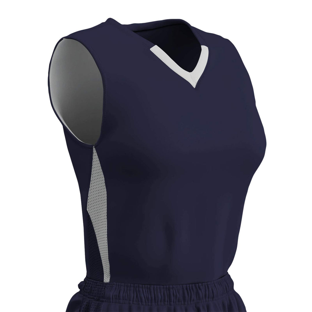 CHAMPRO Women's Basketball S Marineblau, Weiss, S Marineblau, Weiß