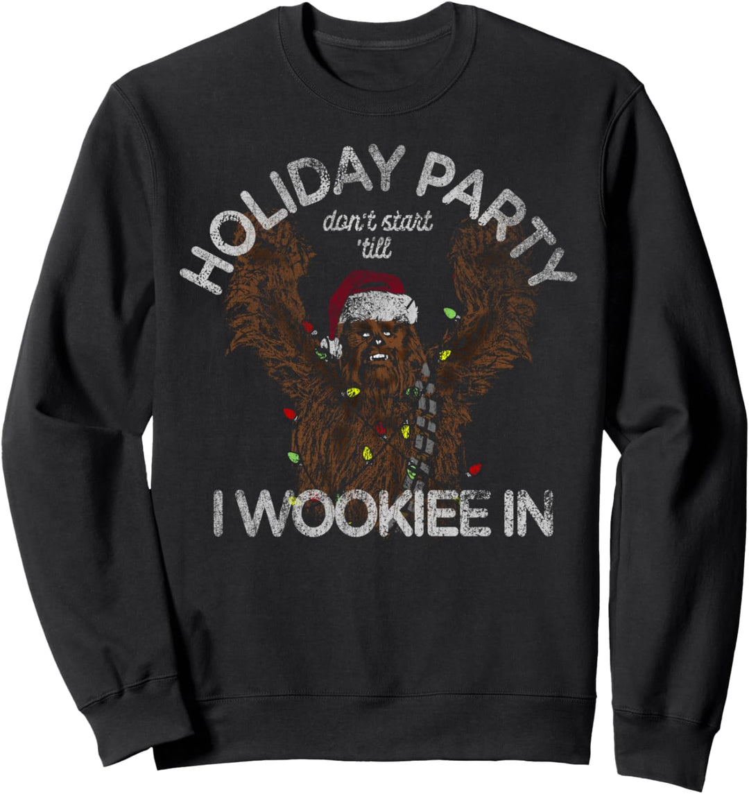 Star Wars Chewbacca Holiday Party Portrait Sweatshirt