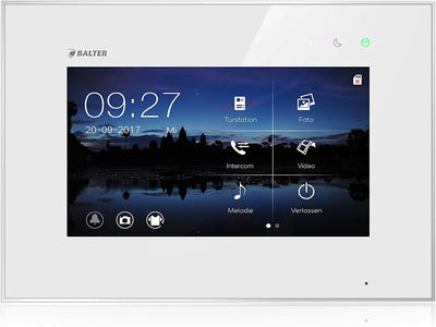 BALTER EVO Video Türsprechanlage ✓ Touchscreen 4x 7 Zoll Monitor ✓ Smartphone App ✓ 2-Draht BUS ✓ Tü