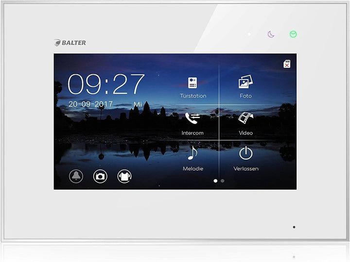 Balter EVO Video Türsprechanlage ✓ Touchscreen 7 Zoll Monitor ✓ Türstation für 10 Familienhaus Türkl