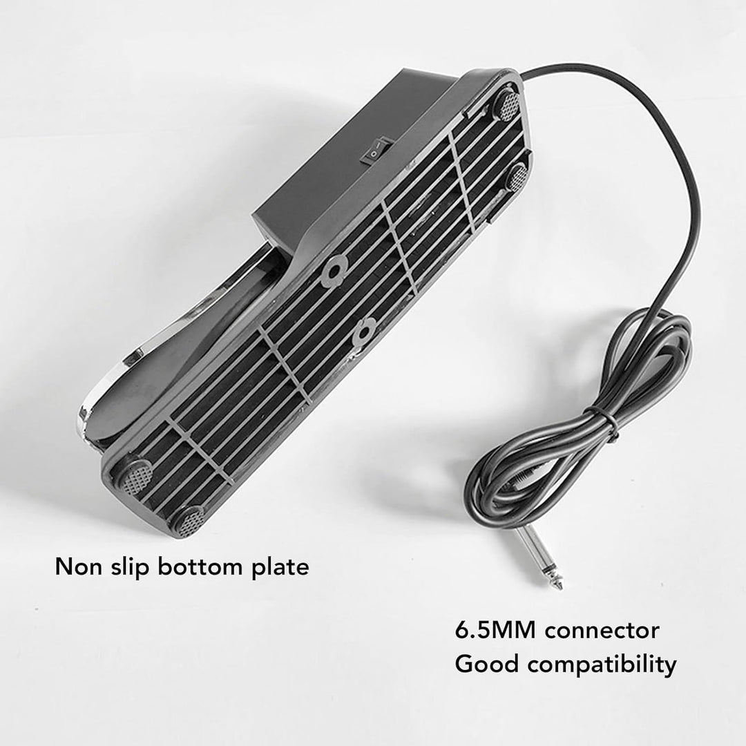 LiebeWH Universelles Sustain-Pedal für Elektronische Keyboards von Casio Roland Korg Behringer Moog