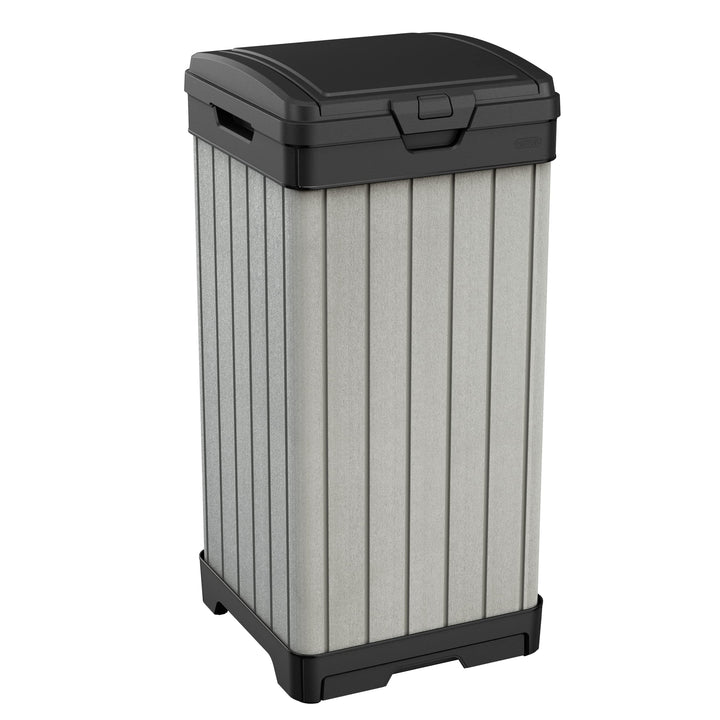 Keter,235916, Mülltonnenboxen , 41x41x87.4 cm, grau, Grau