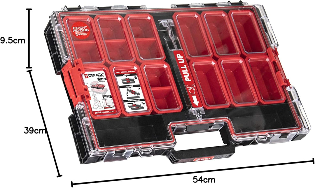 QBRICK System ORGQXLCZAPG003 Organizer XL System ONE Werkzeugkoffer Werkzeugbox Toolbox System ONE