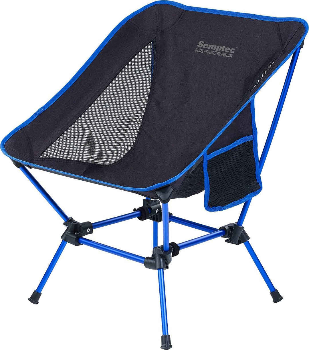Semptec Urban Survival Technology Camping Klappstuhl: 2-er-Set Klappbarer Campingstuhl, 2 Sitzhöhen,