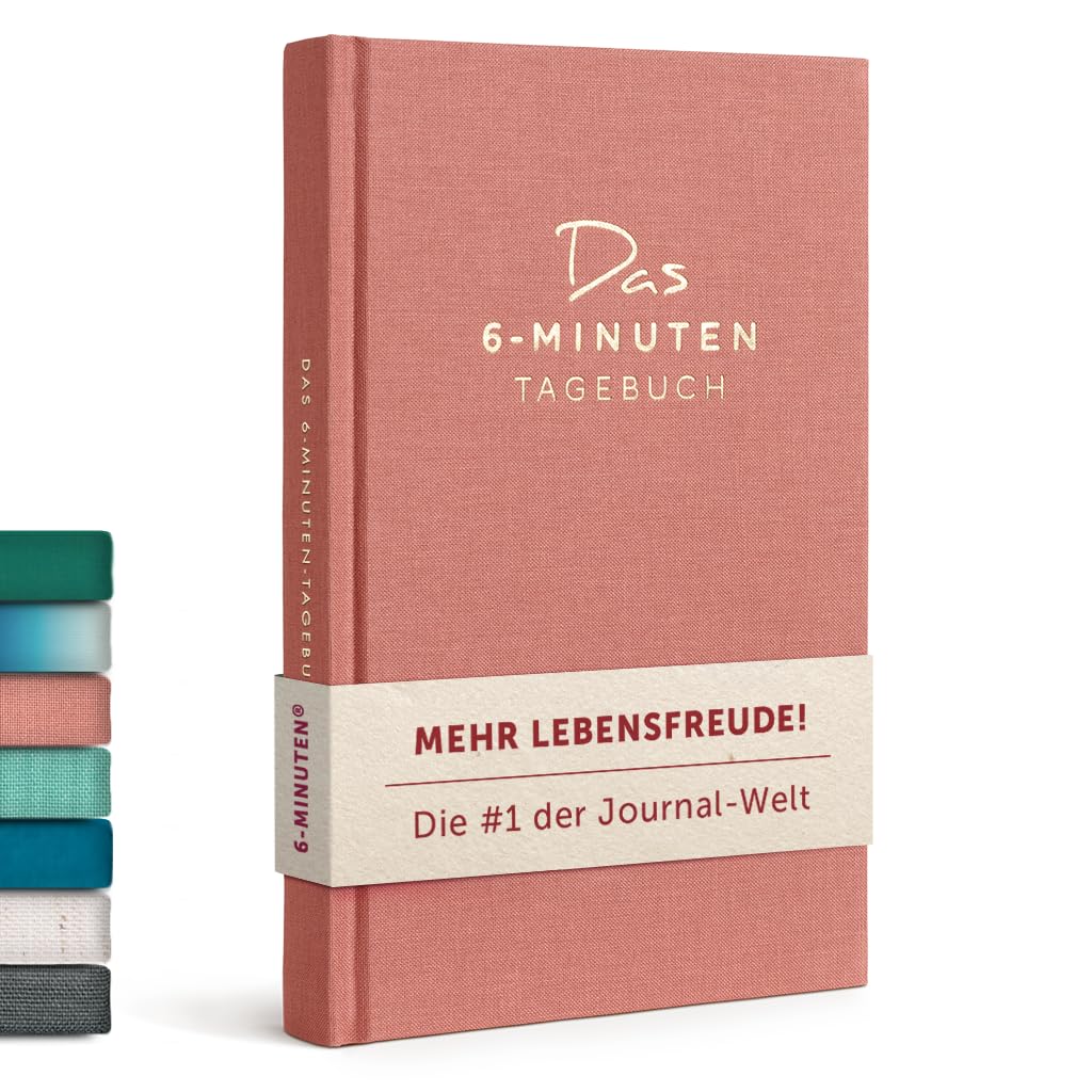 6-Minuten Tagebuch für Erwachsene 2025 (Das Original) - Dankbarkeitstagebuch, Wissenschaftlich Fundi