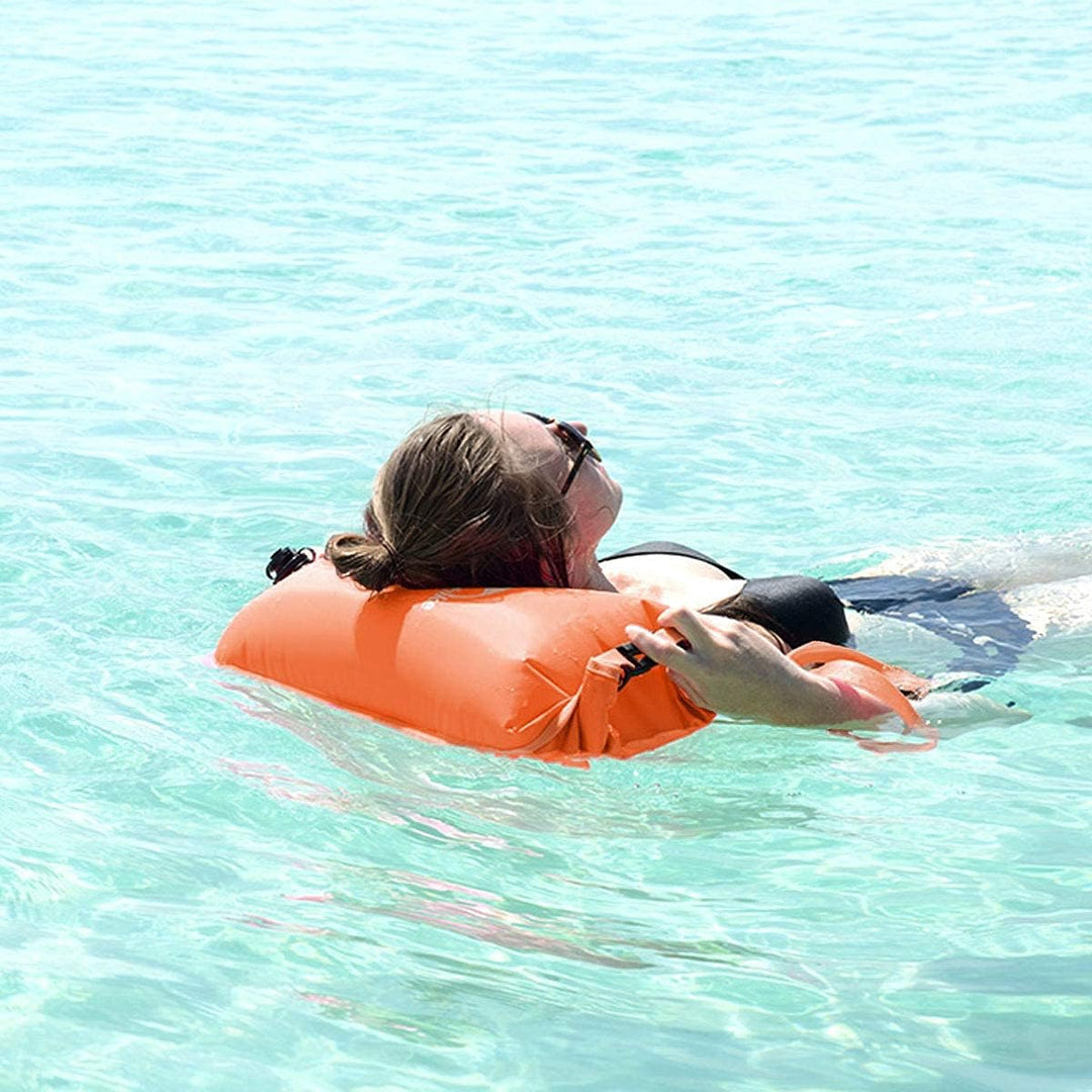 Naturehike 18L Schwimmboje Zwei Airbags Swim Boje Trockensack wasserdichte Strandtasche mit Verstell
