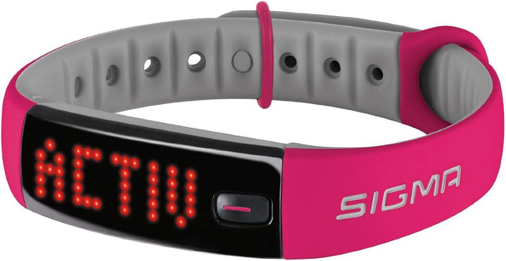 Sigma Activity Tracker ACTIVO 7 x 3 x 3 cm Berry Pink, 7 x 3 x 3 cm Berry Pink