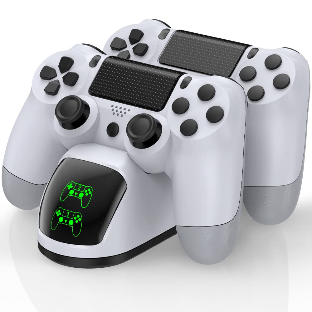 PS4 Controller Dockingstation mit Ladekabel, 1,8 Stunden Schnellladung, PS4 Controller, Ladestation
