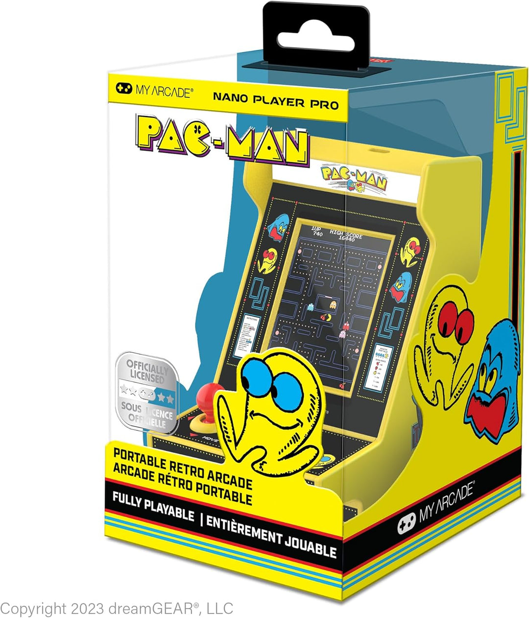 My Arcade DGUNL-4196 PAC-Man Nano Player Pro Portable Retro Arcade
