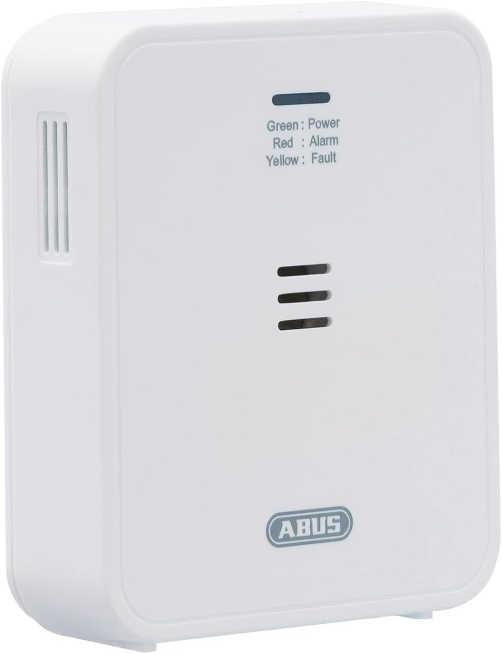 ABUS Gasmelder GWM100ME für Gasthermen - Erdgas (Methan) / Stadtgas - Alarmlautstärke 85 dB - weiss